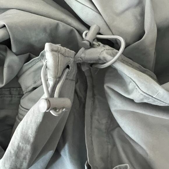 Pacsun Parachute Pants Women’s Size 6 Gray Baggy Cargo Cotton Mid-Rise Y2K - Picture 7 of 13